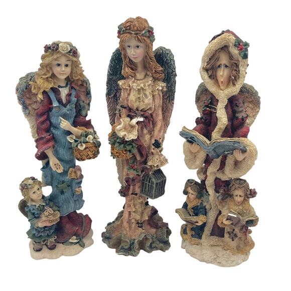 Vintage Boyds Bears and Friends 90's Figures (3) Angel Themed Limited Editions - Picture 1 of 12